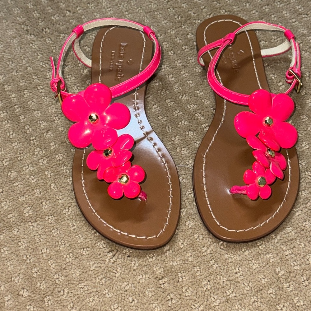 NEW Kate Spade hot pink sandals